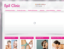 Tablet Screenshot of epilclinic.com